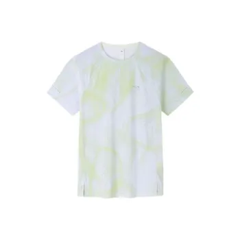 Anta Running Collection T Shirt Women's Lime Green/Full Ground Print