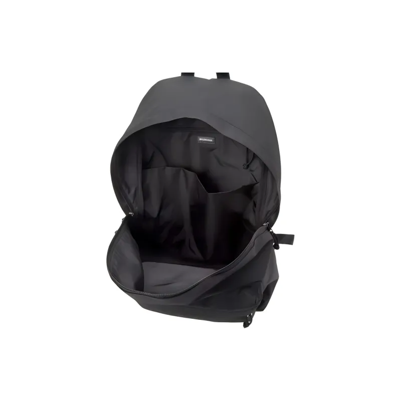 Balenciaga Polyester Backpack Men's Black-3