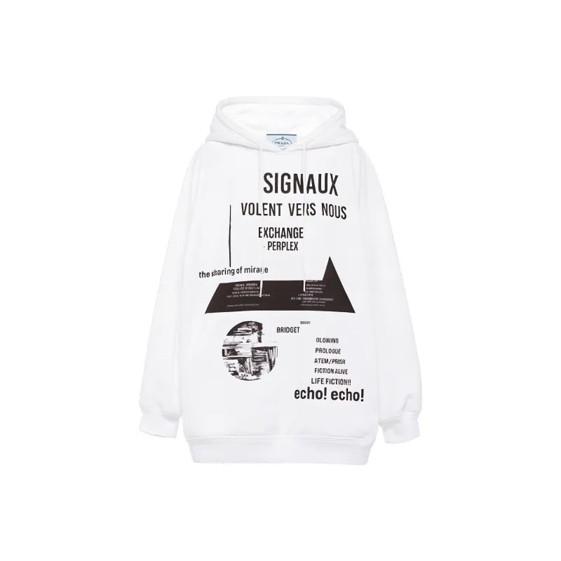 PRADA Sweatshirt Winter Women's White-0