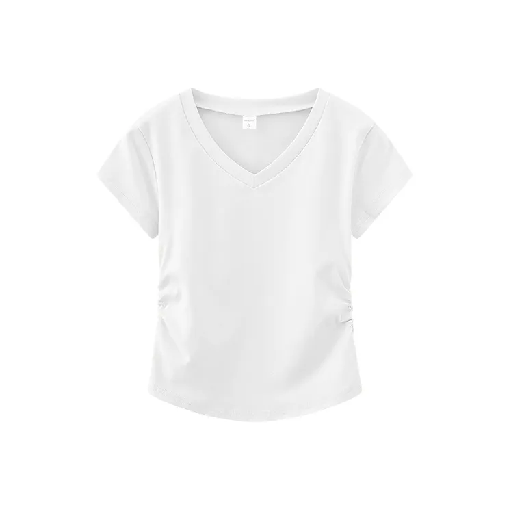 HEISU Set in Sleeve T Shirt Women's Black-2