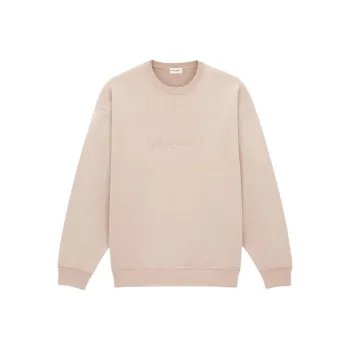 SAINT LAURENT Logo Sweatshirt Pink