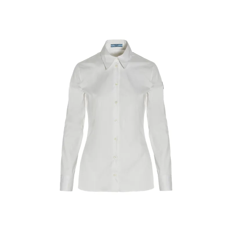 PRADA Long-Sleeved Button-Up Shirt-0