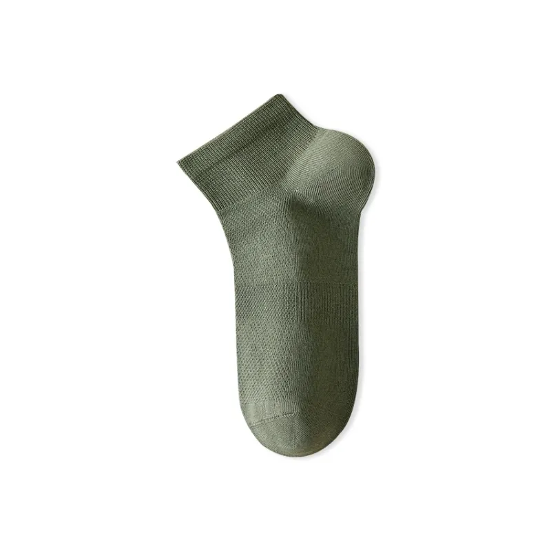 H YXIANG Mid Calf Socks Men's 5 Pack-9