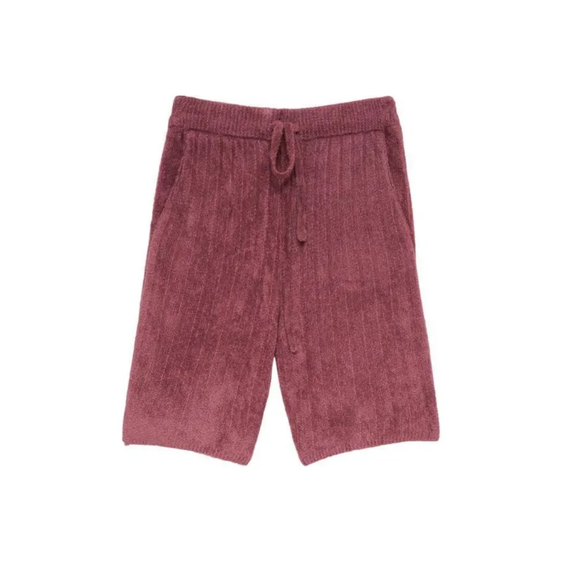 The Elder Statesman Chenille Rib Short-0