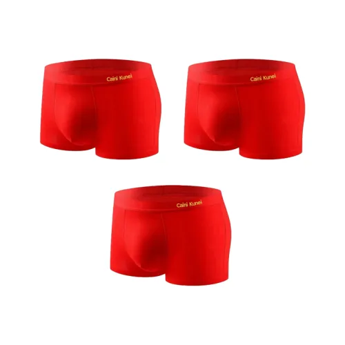 Herbal Primer Underpants Men's 3 Pack Red