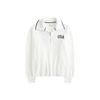 Hollister Sweater Women's White