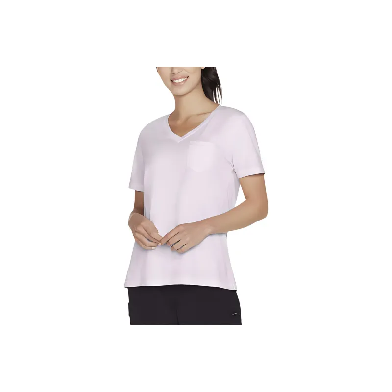Skechers Diamond Wash Hatha Regular T-Shirt Women's Purple-0