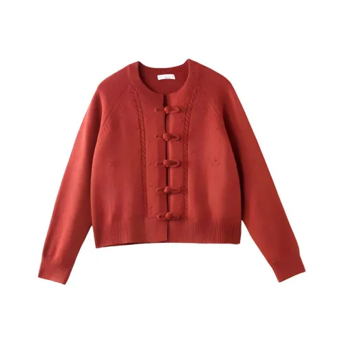 Inman aop sweater Women's Rouge Red