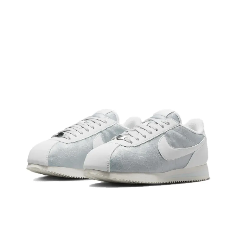 Nike Cortez Anti Slip Wear Resistant Low Top Running Shoes Women's Gray-2