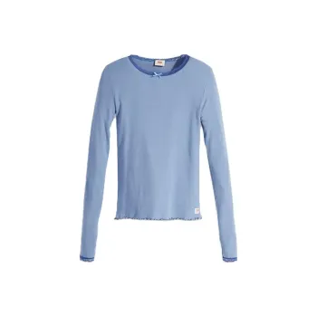 Levis T-Shirts Women's Light Blue
