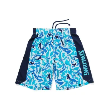 SPALDING Casual Shorts Unisex Blue