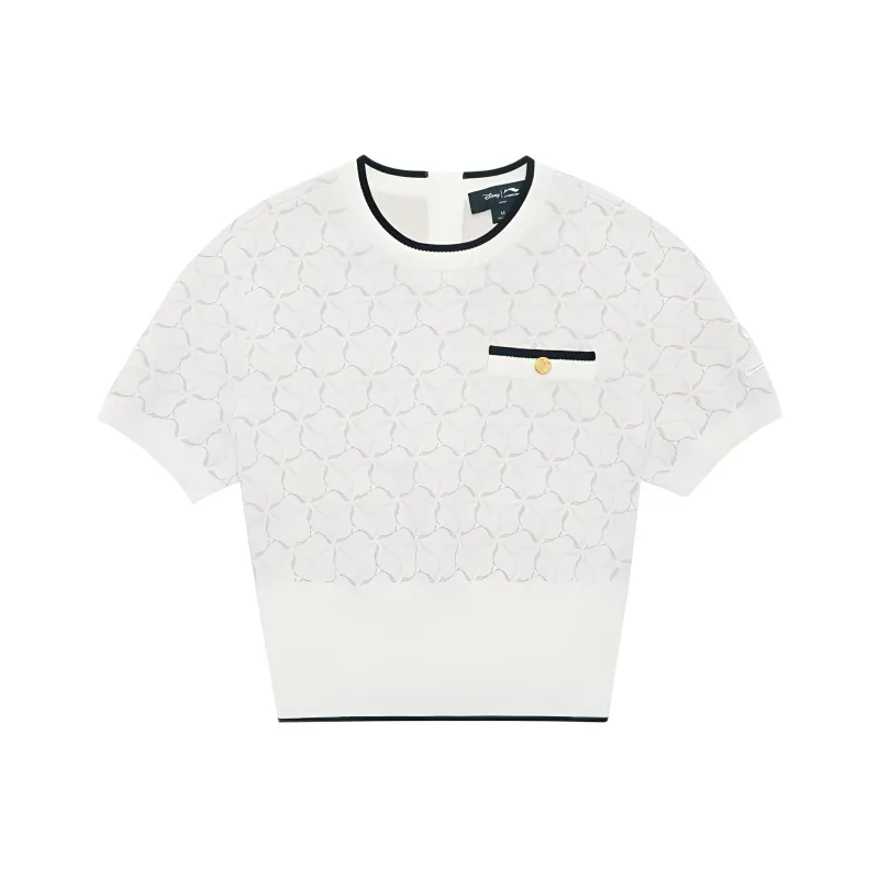 LI NING 1990 LI NING 1990 SS23 Regular T Shirt Women's Light Antique Yellow-0