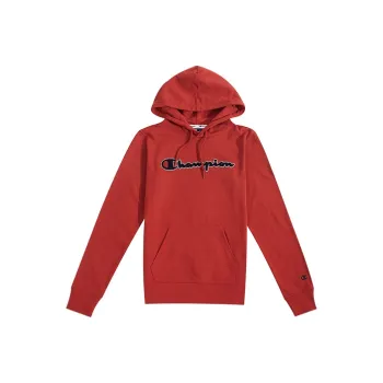 Champion Hooded Fitted Sweatshirt Women's Red