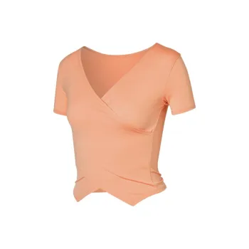 XEXYMIX T Shirt Women's Saffron