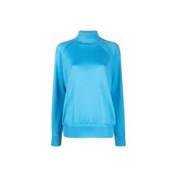 VERSACE Cashmere Sweaters Women's Blue