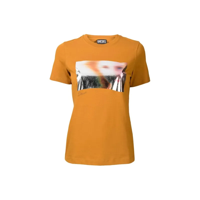DIESEL T Shirts Women's Orange-0