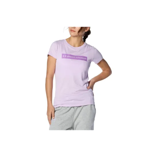 for Armour T Shirt Women's Pink Purple