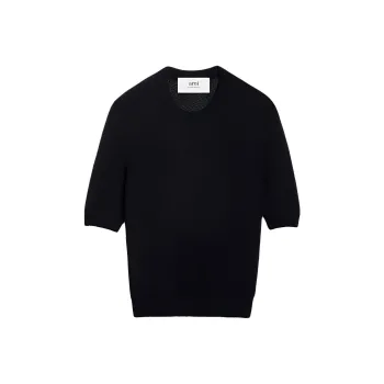 AMIPARIS Textured Crop Top