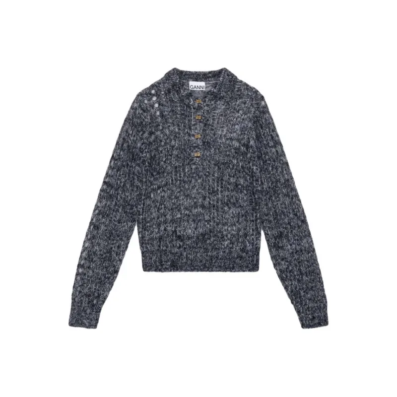 GANNI Sweater Women's Dark Gray-0