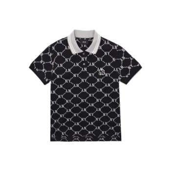 MLB Base Logo Polo Shirt Women's Black