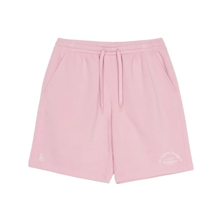 MLB Los Angeles Dodgers Casual Shorts Unisex Hemp Pink-0