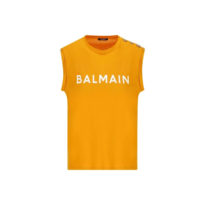 BALMAIN T-Shirts Women's Yellow-0