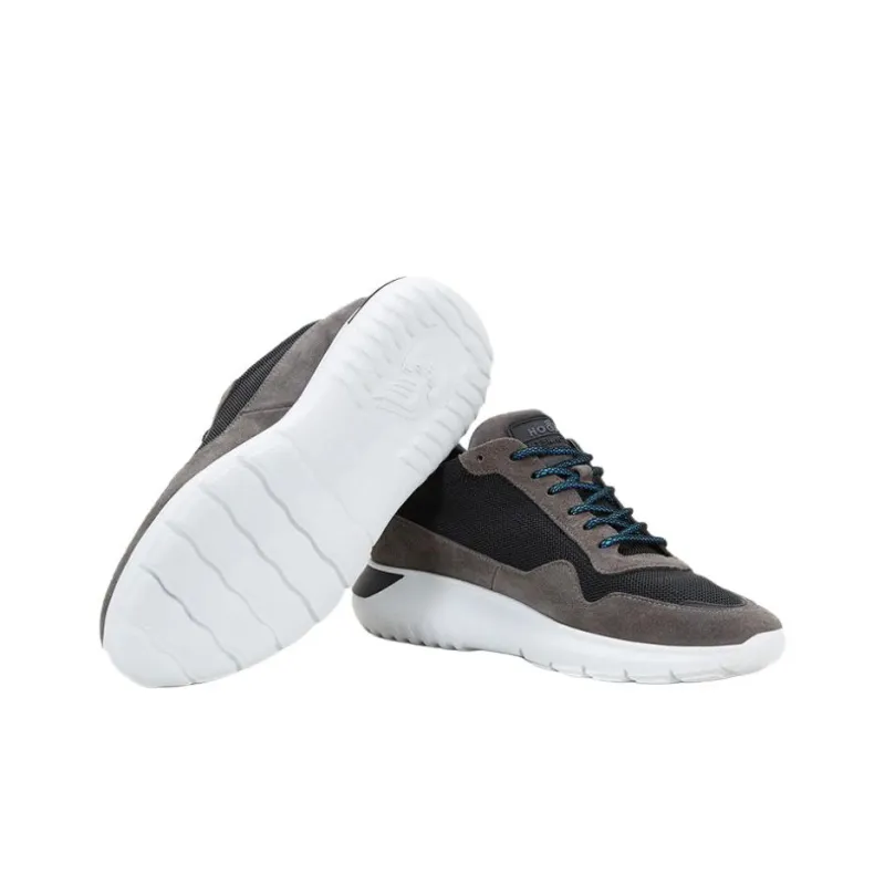 HOGAN Interactive³ Low Top Casual Shoes Men's Dark Gray-6