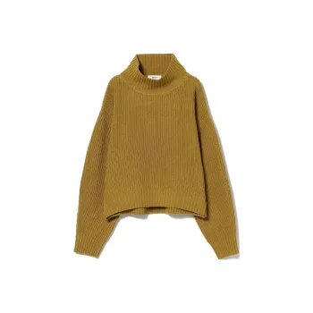 Beams HEART Sweater Women's Mustard