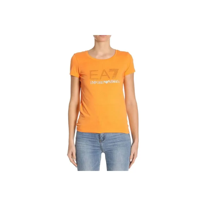 EMPORIO ARMANI EA7 T Shirts Women's Yellow-0