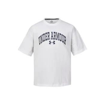 Under Armour Drop Shoulder Sleeve T Shirt Women's White