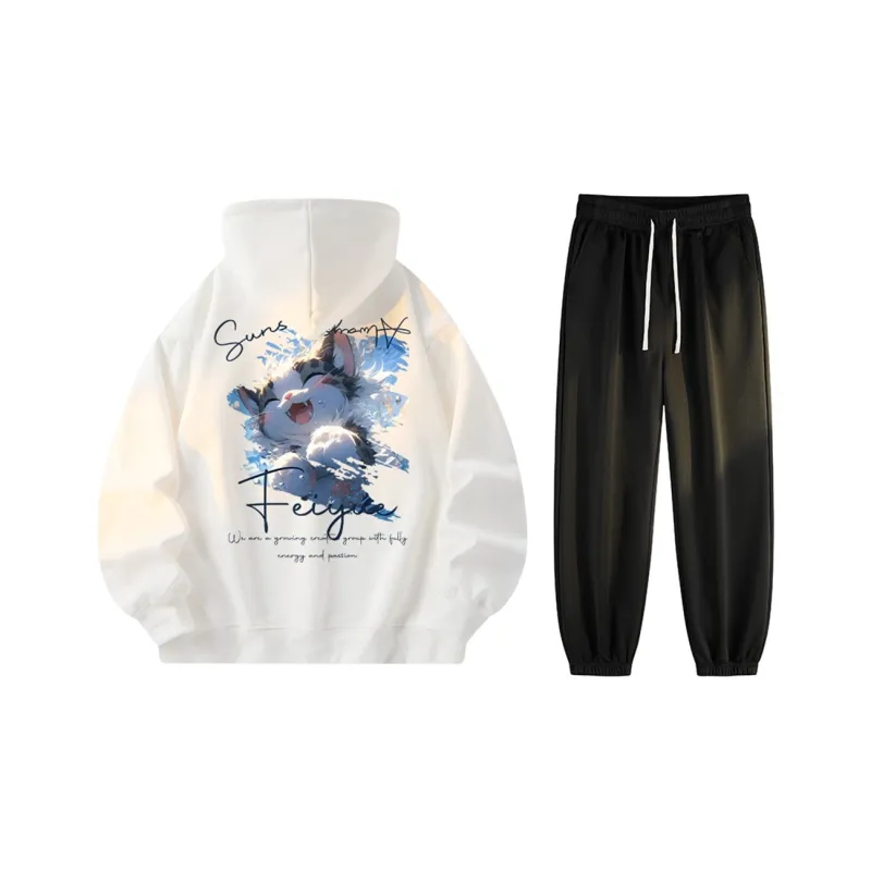 Feiyue Sweatshirt Sets Unisex-15