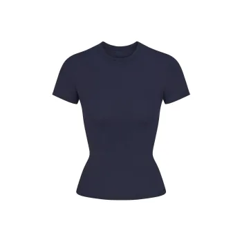 SKIMS FITS EVERYBODY Series T Shirt Women's NAVY/Marine Blue