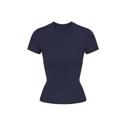 SKIMS FITS EVERYBODY Series T Shirt Women's NAVY/Marine Blue