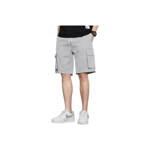 Tonlion Casual Shorts Men's Light Gray
