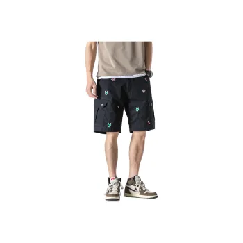 GTHOMME Casual Shorts Men's Navy Blue