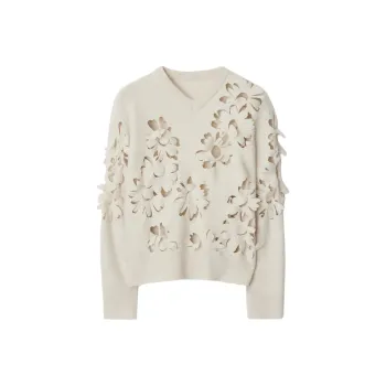 Burberry Cutout Daisy Sweater