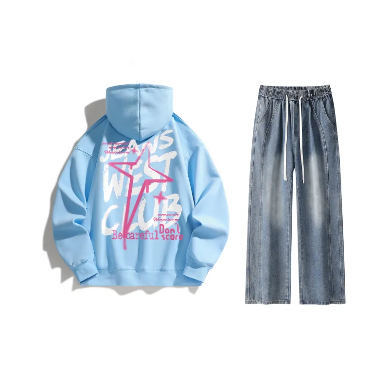 JEANSWEST CLUB Sweatshirt Set Unisex-23