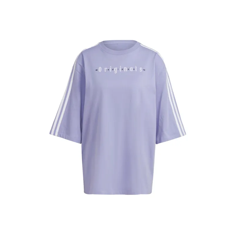 adidas originals Oversized Sporty Tee Purple-0