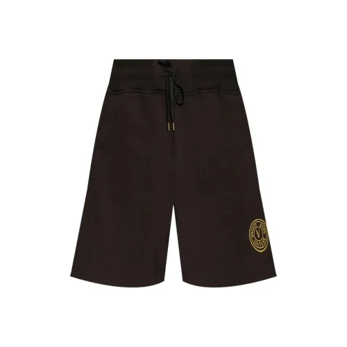 VERSACE JEANS COUTURE Logo Printed Drawstring Shorts