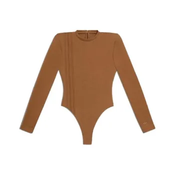 Adidas Originals Ivy Park 3 Stripes Bodysuit Wild Brown