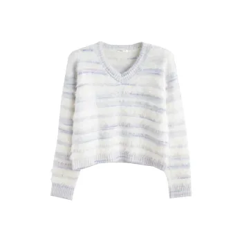 Tonlion Sweater Women's White Tone