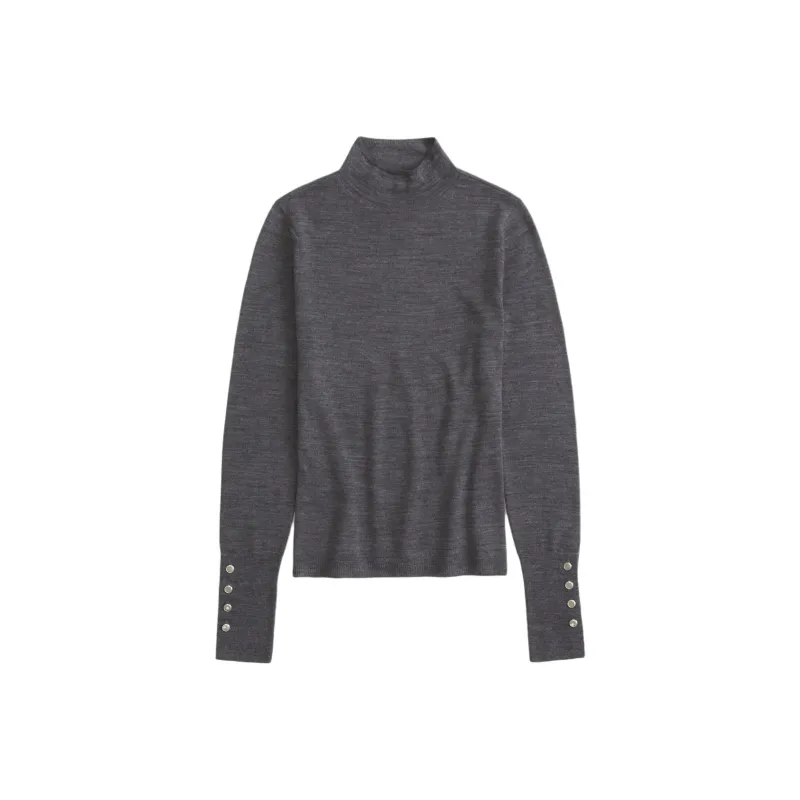 Abercrombie＆Fitch Sweater Women's Dark Gray-0