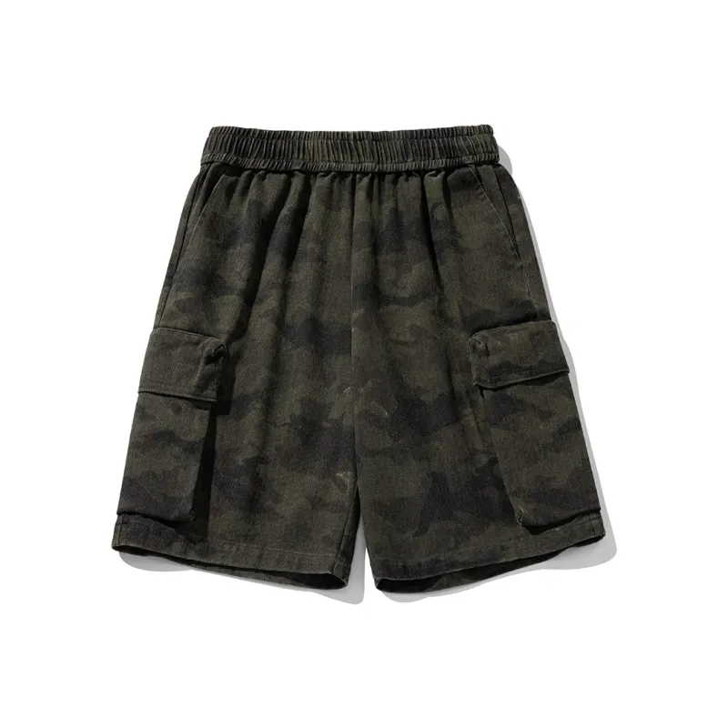 GROW DATE Casual Shorts Unisex Camouflage-0