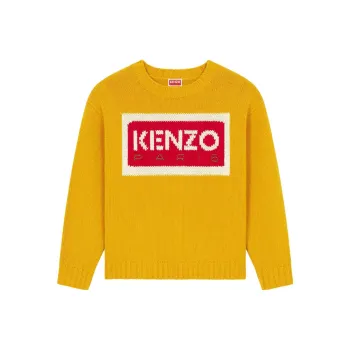 KENZO Intarsia knit Logo Jumper