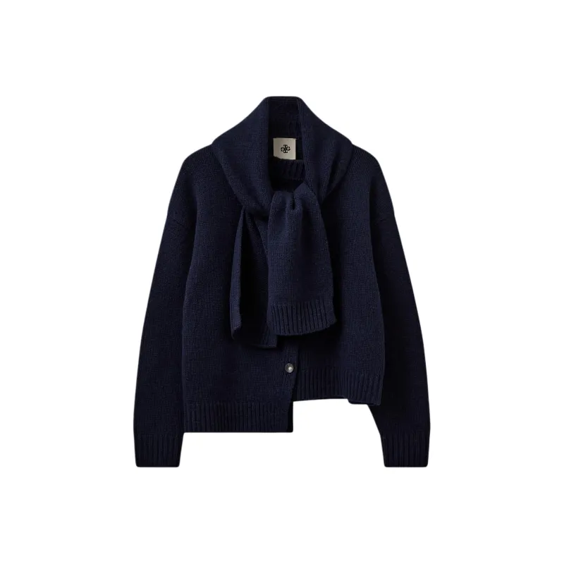 The. Garment FW24 Sweater Women's Midnight Blue-0