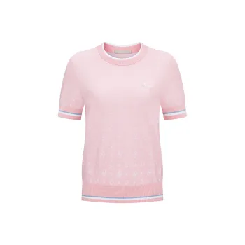 RARE Short Sleeved Sweater Women's Pink