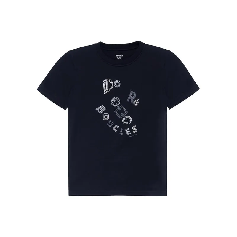 HERMES SS23 Regular T Shirt Women's Black-0