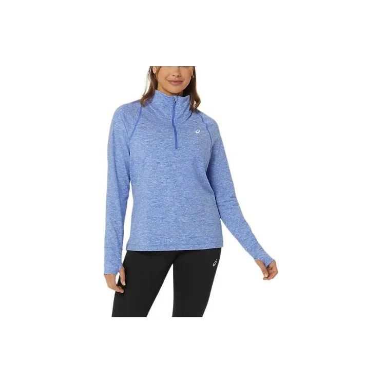 Asics Thermopolis Half Zip T-Shirt Women's Blue-0