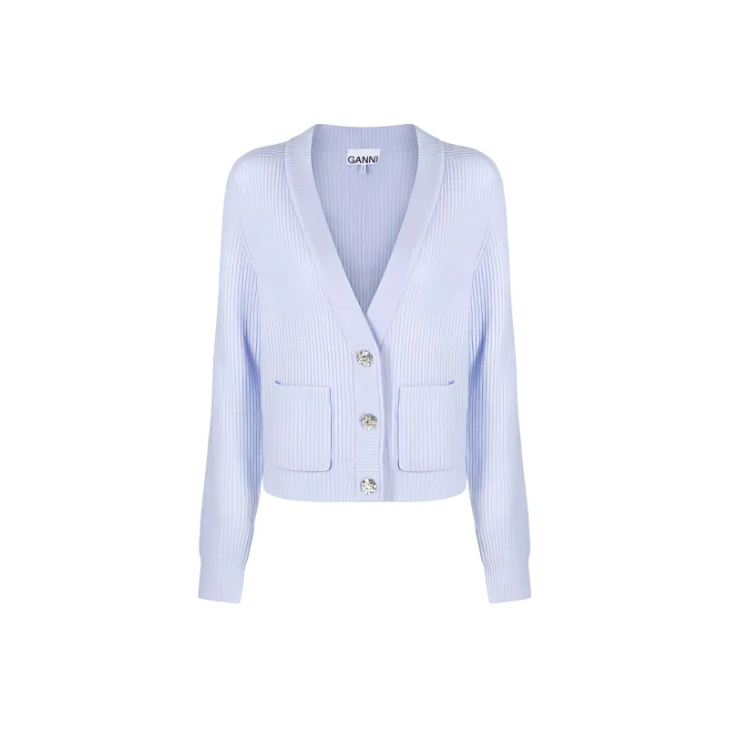 GANNI FW22 Knitwear Women's Blue-0
