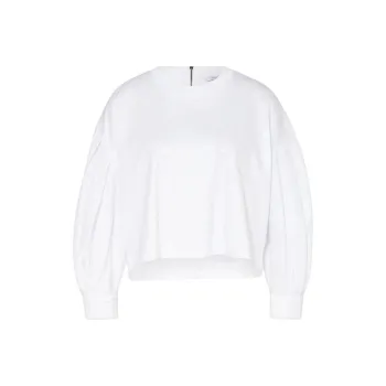 MaxMara Dolly Crewneck Puff Sleeved Top